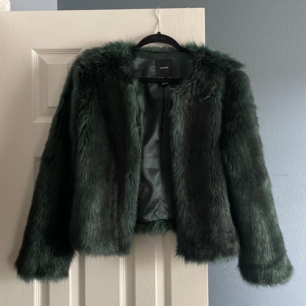 F21 Faux Fur Jacket